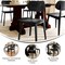 Flash Furniture Verona Commercial Grade Solid Wood Dining Chairs w/Curved Oval Backrests in Black, 2PK 2-XU-CH10367-3-BLK-GG - alternate 4